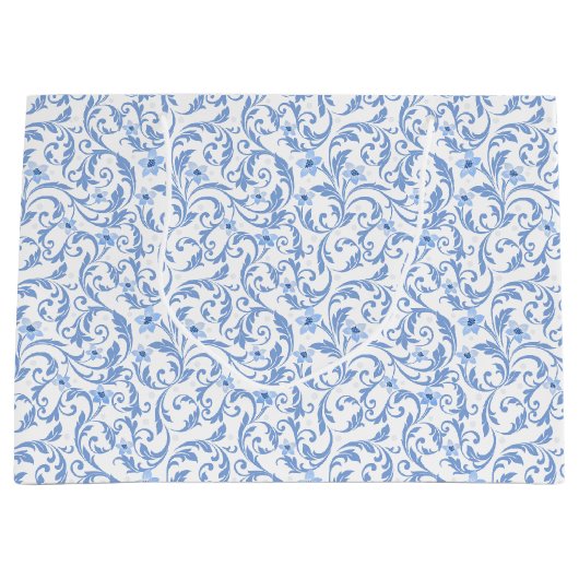 フローラプリント抱き枕 ラージペーパーバッグ (正面)