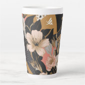 フローラプリント カフェラテマグ (正面)