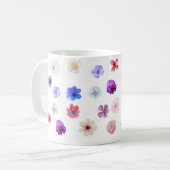 フローラプリント コーヒーマグカップ (正面左)