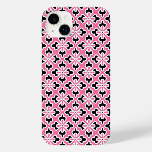 フローラプリント、ピンク、白黒 Case-Mate iPhone 14 PLUSケース