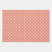 フローラプリント、プラム、玉、桃ラッピングPa ラッピングペーパーシート (正面3)