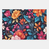 フローラプリント ラッピングペーパーシート (正面3)