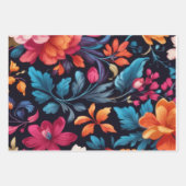 フローラプリント ラッピングペーパーシート (正面2)