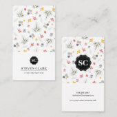 フローラプリント 名刺 (正面/裏面)