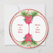 フローラプレゼントメリークリスマスラウンドカード シーズンカード (裏面)