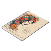 フローラヘア美しいサロンノート – ビジネス ノートブック (左側)