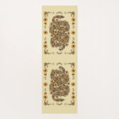 フローラヘビ ヨガマット (裏面)