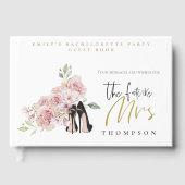 フローラヘンパーティー未来ミセス名黒金ゴールドスクリプト ゲストブック (正面)