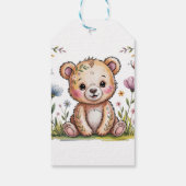 フローラベア我々は心から待つことができ感謝 ギフトタグ (裏面)