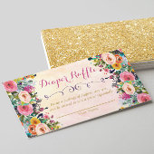 フローラベビシャワーおむつラッフルカード エンクロージャーカード