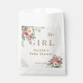 フローラベビーガールシャワーバッグ フェイバーバッグ (正面)