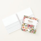 フローラベビーガールシャワーパーティーゲストハウス ノートブック (内部)