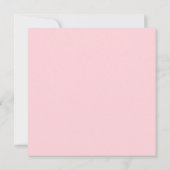 フローラベビーガールバプティスマ招待状 招待状 (裏面)