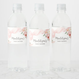 フローラベビーシャワーにおける開花コケットベビー ペットボトルラベル