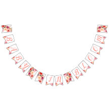 フローラベビーシャワーにおける開花水彩ベビー