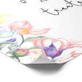 フローラベビーシャワースイーツアンドトリート ポスター (角)