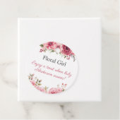 フローラベビーシャワーバラ カラフル フェイバータグ (インサイチュ)