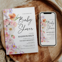 フローラベビーシャワー招待状 | フラワーフェスタ 招待状