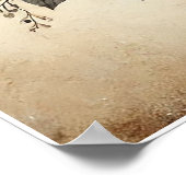 フローラベビータイガー子供部屋 ポスター (角)