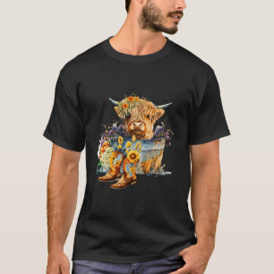 フローラベビーハイランドカウボーイブーツウェスタンファーム Tシャツ