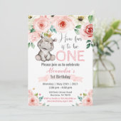 フローラベビーヒッポプリンセス誕生会 招待状 (スタンド正面)