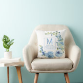 フローラベビーブルー誕生統計生まれたばかりのベビー クッション (椅子)