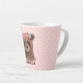 フローラベビーベアラテマグ カフェラテマグ (右アングル)