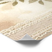 フローラベビーライオン子供部屋 ポスター (角)