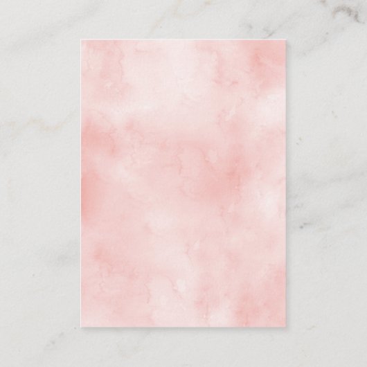 フローラベビー招待状装填用庭園本 エンクロージャーカード (裏面)