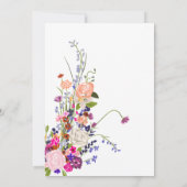 フローラベビー月次マイルストーつるンズカードの写真 招待状 (裏面)