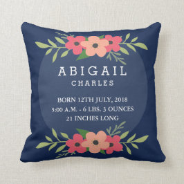 フローラベビー統計ベビー枕 クッション