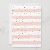 フローラベビー開花ベビーシャワー 招待状 (裏面)