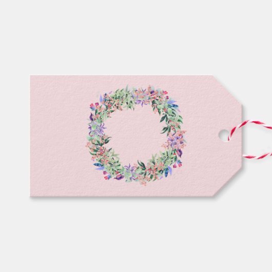 フローラベリーリース ギフトタグ (正面(横))
