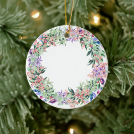 フローラベリーリース セラミックオーナメント