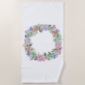 フローラベリーリース ビーチタオル (正面)