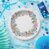 フローラベリーリース ペーパープレート (パーティー)