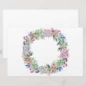 フローラベリーリース 便箋 (正面/裏面)