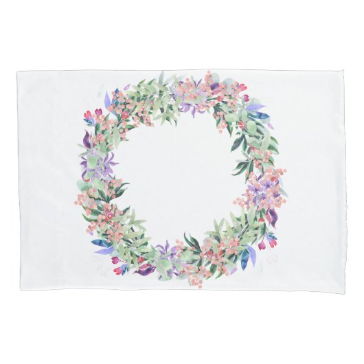 フローラベリーリース 枕カバー (正面)