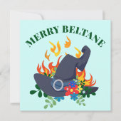 フローラベルタンウィッチハット&ファイアサバ異教のット シーズンカード (正面)