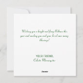 フローラベルタンウィッチハット&ファイアサバ異教のット シーズンカード (裏面)