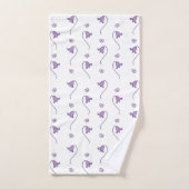 フローラベルパターン バスタオルセット (ハンドタオル)