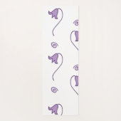 フローラベルパターン ヨガマット (裏面)