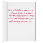 フローラベルベットのパンチ – ソルの歌。4:10挨拶。カード (内側 (右))