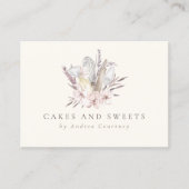 フローラベーカリーパティシシェフベーキングアツブーケ 名刺 (正面)