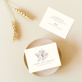 フローラベーカリーパティシシェフベーキングアツブーケ 名刺