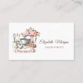 フローラベーカリーペストリーレトロ 名刺 (正面)