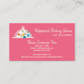 フローラベーカリー調理師シェフ 名刺 (正面)