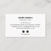 フローラベーカリー転がのピンパティスリーSNS 名刺 (裏面)