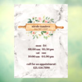 フローラベーカリー転がズピンパティスリー白大理石 ウィンドウサイン (シート3)