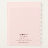 フローラベーカリー転がズピンパティスリー白大理石 プランナー手帳 (裏面)